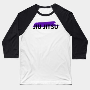 Brazilian Jiu Jitsu BJJ Purple Belt Baseball T-Shirt